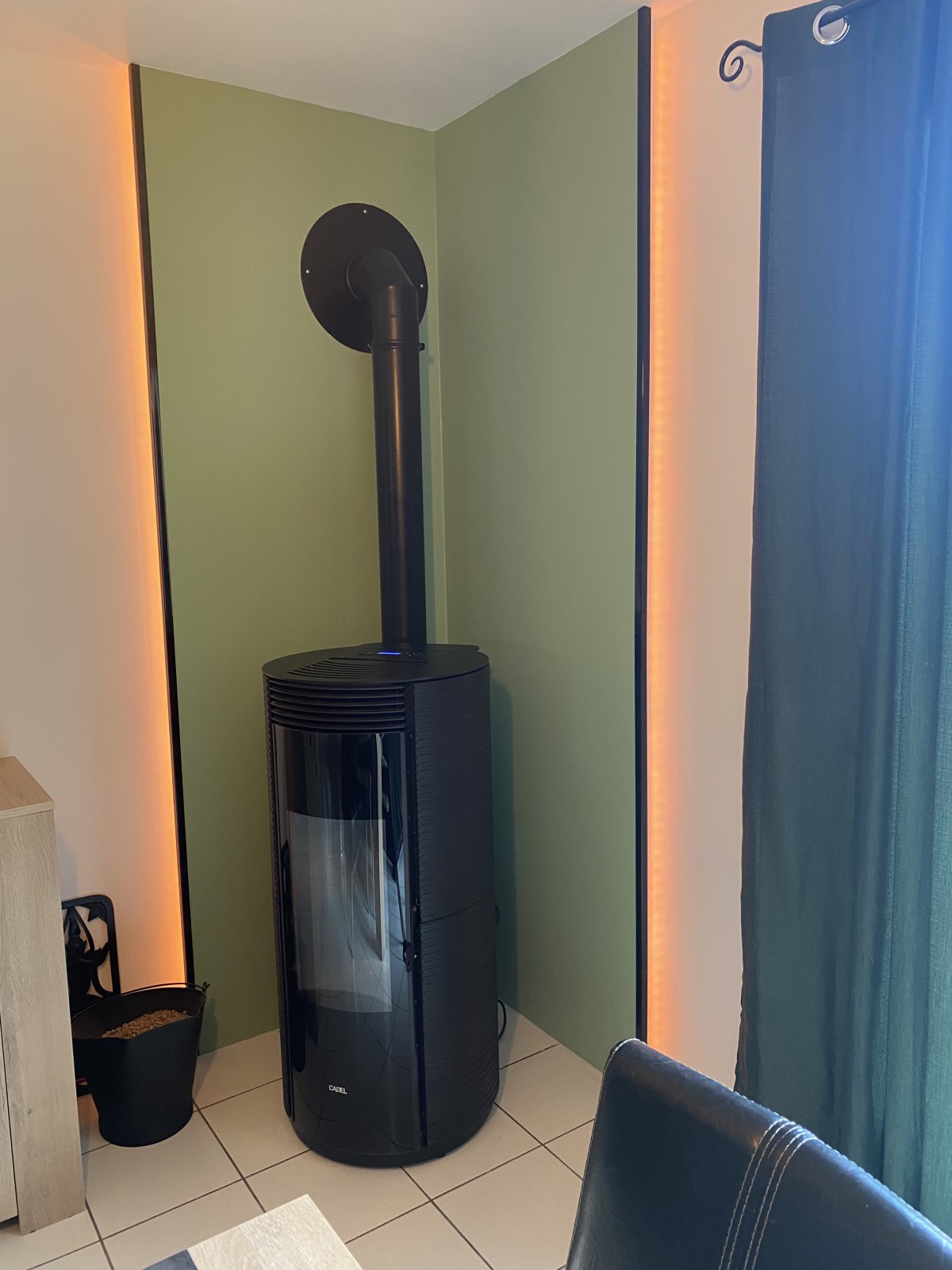 VENTE ET INSTALLATION D’UN POÊLE À GRANULÉS CADEL SPIN 9KW GHISA À DUCLAIR ENTRE ROUEN ET YVETOT