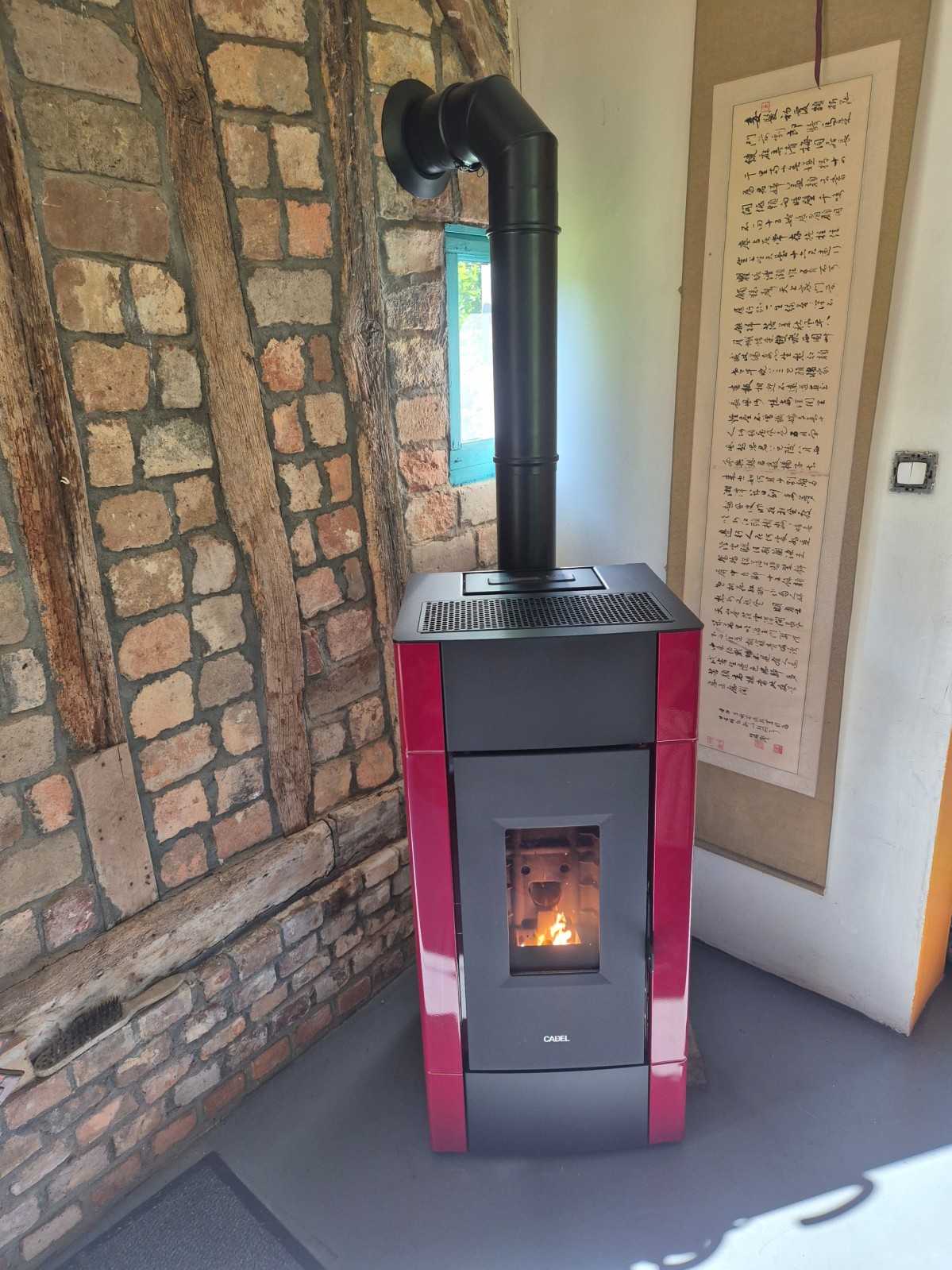 Vente et installation d’un poêle à granulés CADEL Cristal 9kw étanche wifi intégré à Caudebec-en-Caux Rives-en-Seine à côté de Yvetot