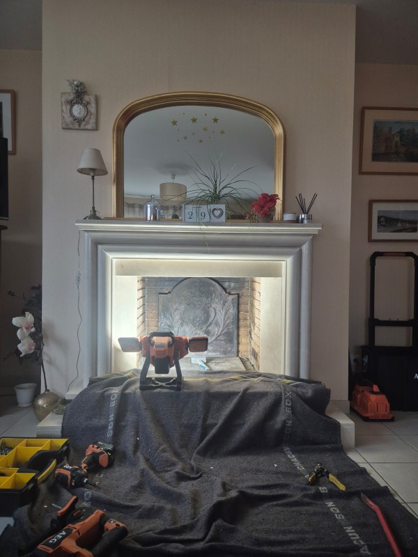 Vente et installation d’un magnifique insert à granulés CADEL PONENTE 7KW à ANNEVILLE AMBOURVILLE entre DUCLAIR et BOURG-ACHARD