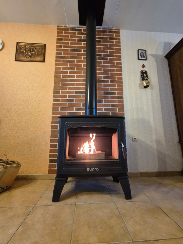 Vente et installation d’un poêle à bois SUPRA CHARLES à Yvetot entre Barentin et Fécamp.