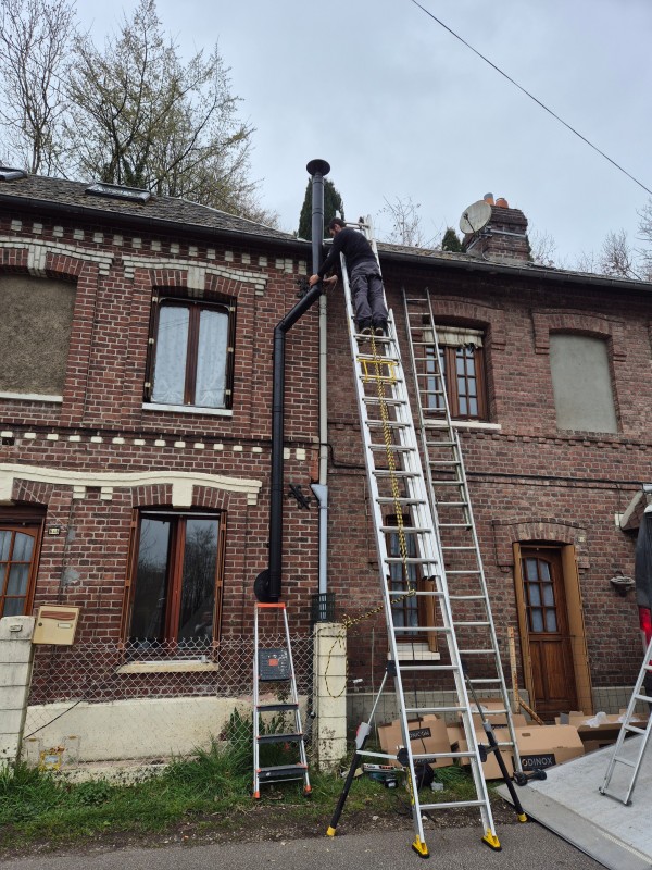 Remise aux normes d’une installation suite à un audit par nos soins à Duclair en Haute Normandie.