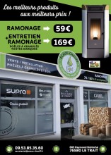 Ecaux-Chauff -  Installation de chauffage à combustion près de Bourg-Achard dans l'Eure